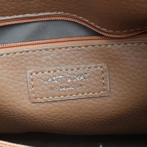 Matt & Nat Brown Tote Bag - Picture 3 of 14